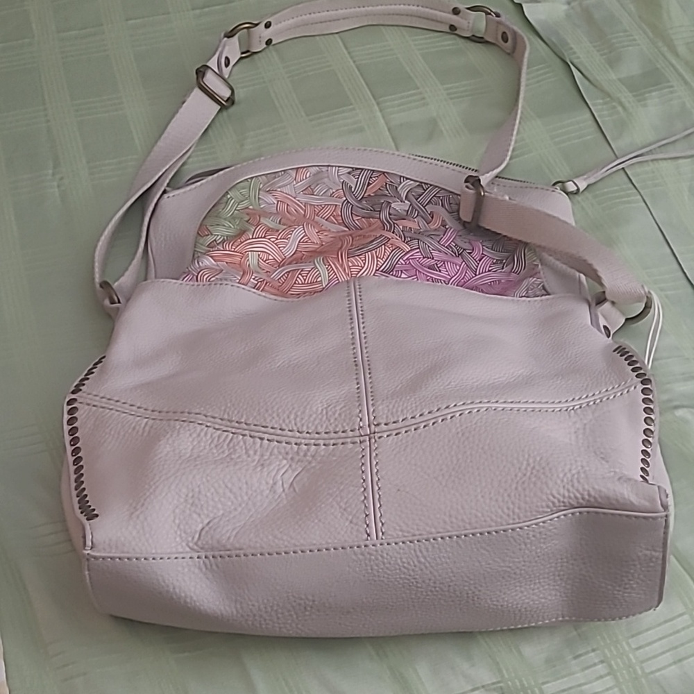 THE SAK Cream Leather Crosdbody/handbag.